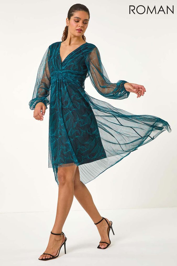 Roman dresses blue shop