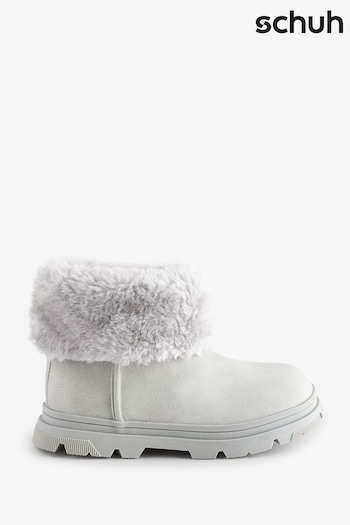 Schuh Grey Cherry Fur Boots (AY4471) | £34