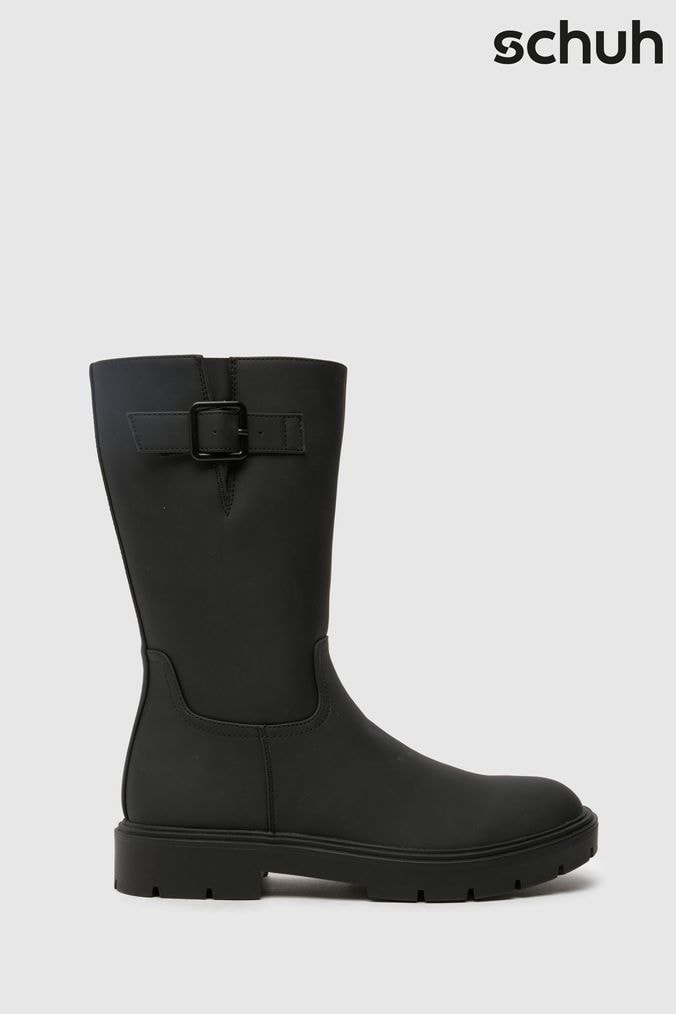 Next girls black boots clearance