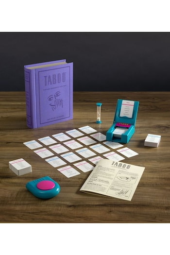 WS Games Dark purple Taboo Vintage Bookshelf Board Game (AY4628) | £45