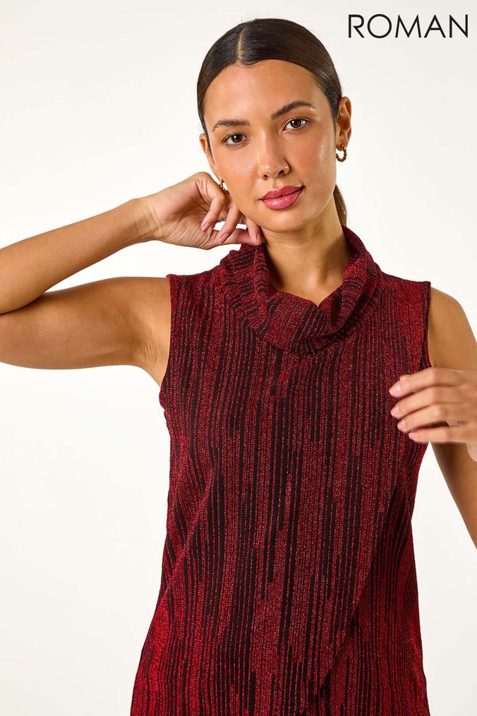 Womens red tunic sweater outlet