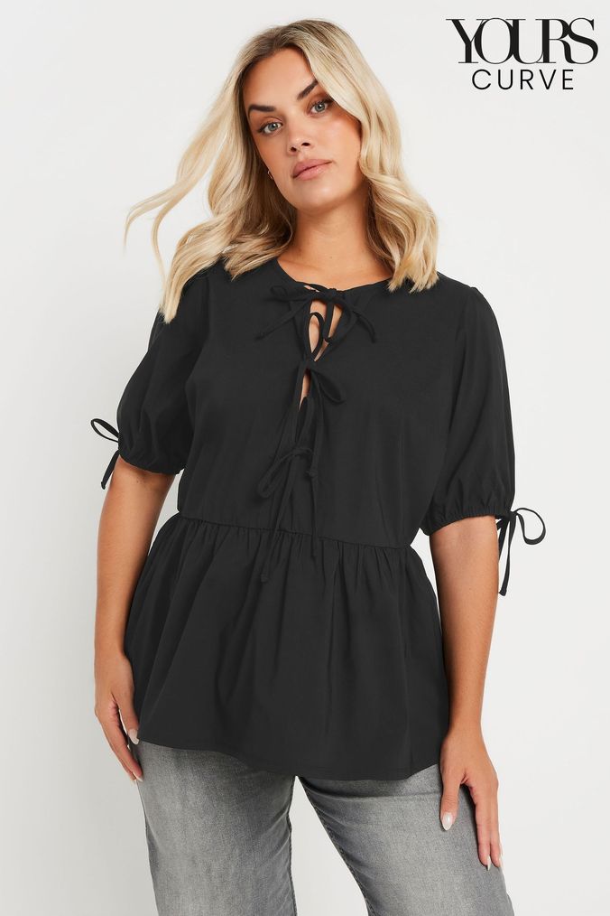 Peplum workout top deals
