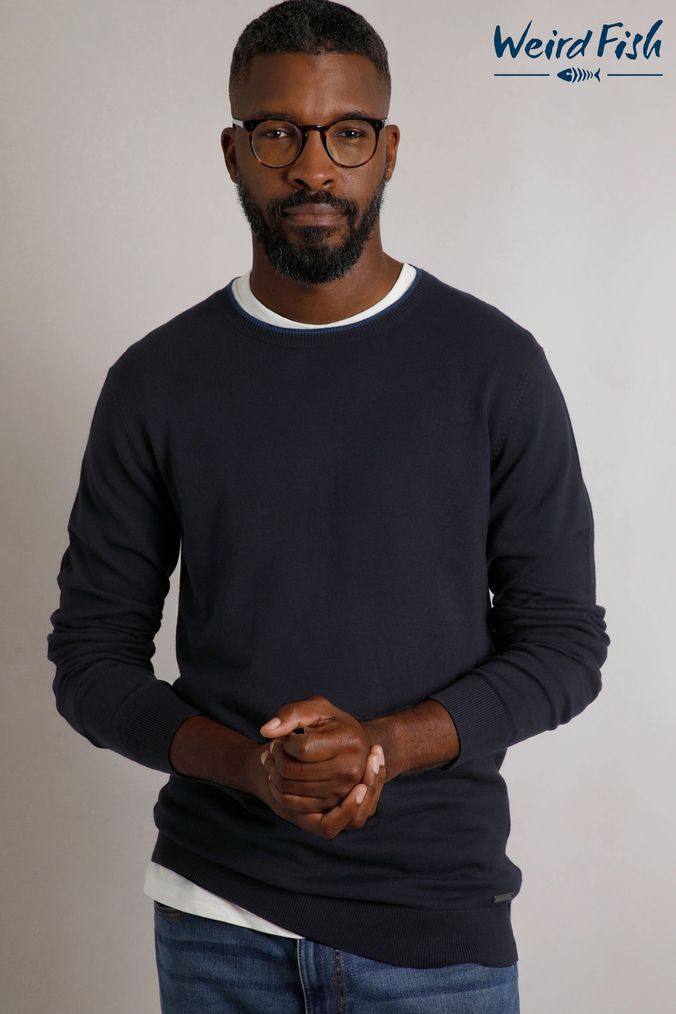 Buy Men s Weird Fish Knitwear Online Next UK