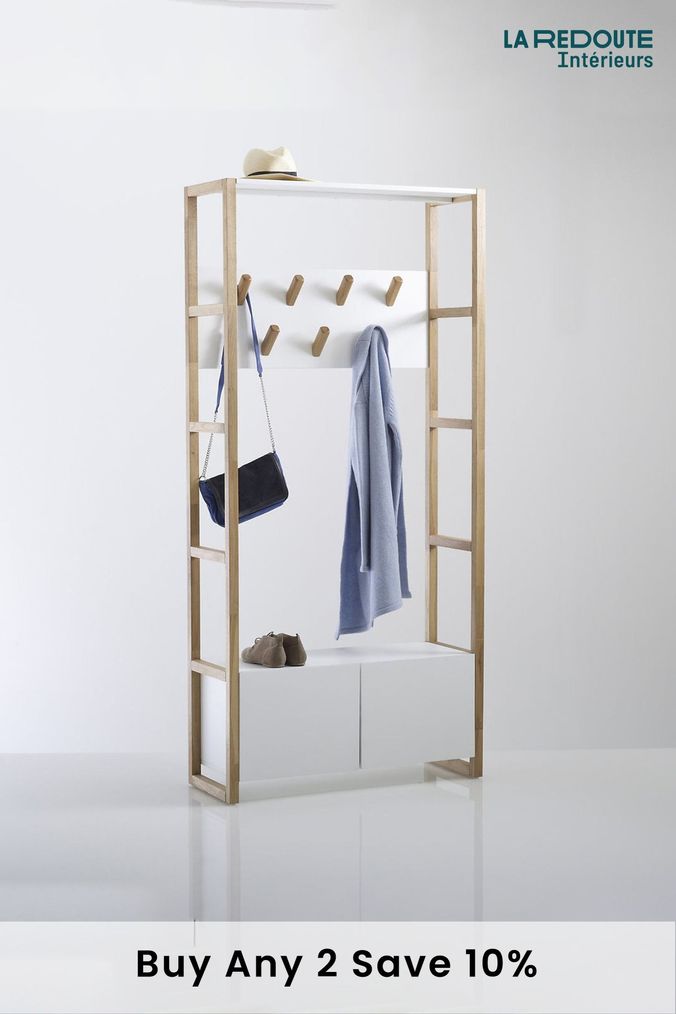 Wooden coat stand next outlet