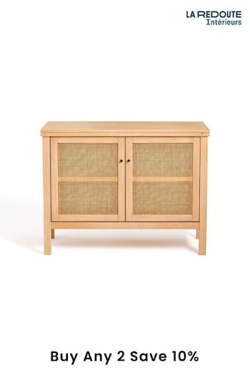 La Redoute Intérieurs Natural Gabin Pine & Cane Sideboard (AY6946) | £525