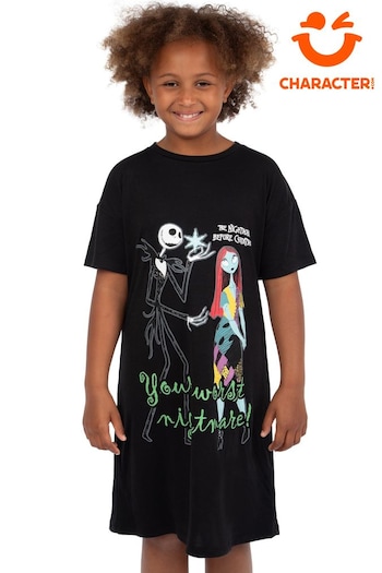 Character Black Disney The Nightmare Before Christmas Nightdress (AY7126) | £16