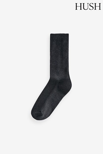 Hush Black Lily Lurex Socks (AY7430) | £16