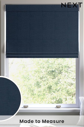 Ink Blue Nikki Made to Measure Roman Blind (AY7771) | £84