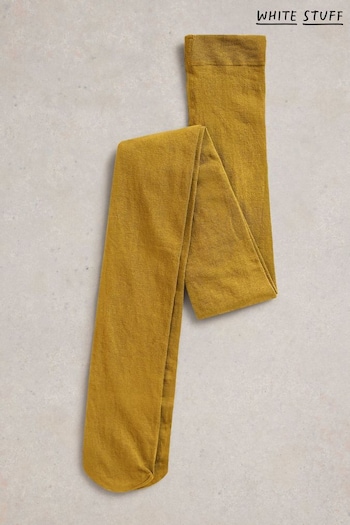 White Stuff Yellow Patty Plain Tights (AY9874) | £15