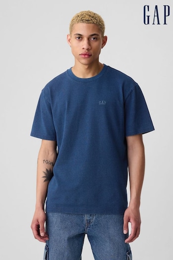 Gap Blue Mini Logo Short Sleeve T-Shirt (B00079) | £20