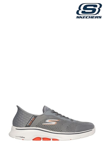 Skechers Flash Grey Go Walk 7 Slip In Trainers (B00116) | £89