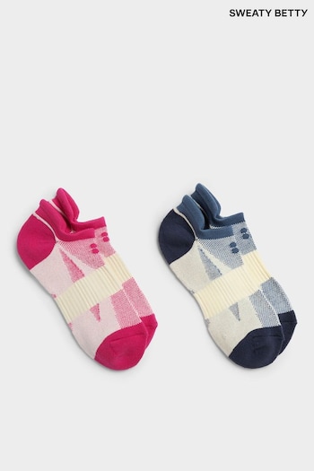 Sweaty Betty Pink Technical Run Socks 2 Pack (B00149) | £25