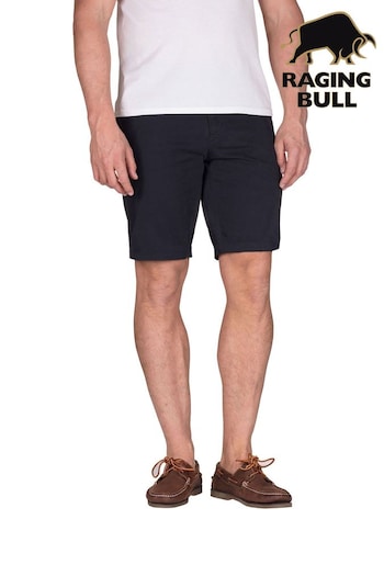 Raging Bull Blue Chino Shorts bandana-print (B00192) | £54