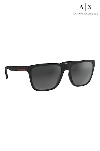 Armani Exchange Ax4080S Square Black Sunglasses film (B00514) | £83