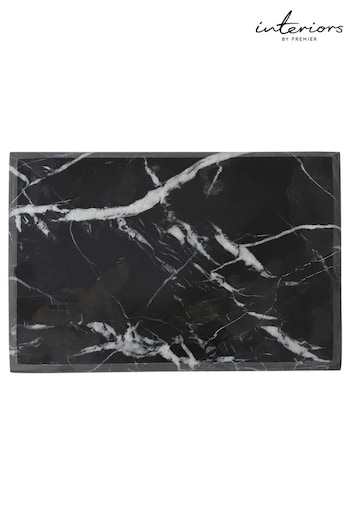 Interiors by Premier Black and Gold Marble Chopping Board (B00565) | £35