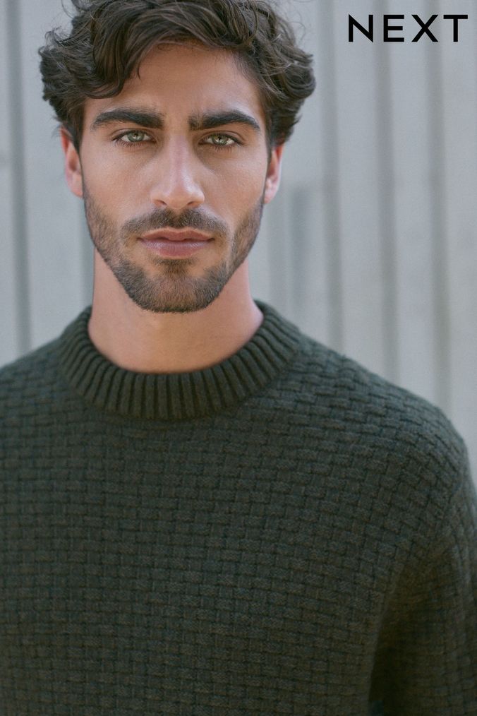 Next mens lambswool jumpers top