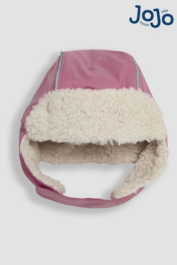 JoJo Maman Bébé Light Pink Cosy Waterproof Hat (B00991) | £19.50