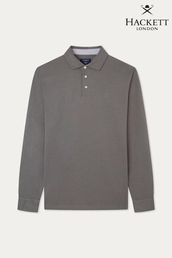 Hackett London Men Grey Polo Shirt (B01316) | £120