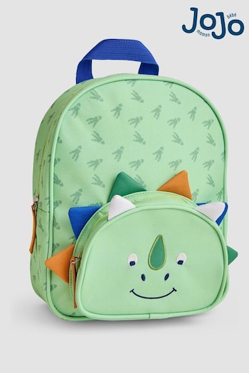 JoJo Maman Bébé Green Dino Character Backpack (B01355) | £22