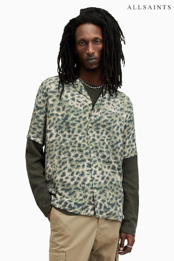 AllSaints Green Underground Shirt (B01407) | £119