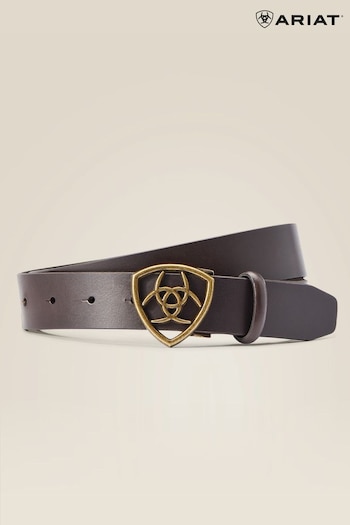Ariat The Shield Brown Belt (B01419) | £52