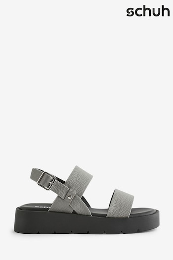 Schuh Grey Tayla Chunky Sandals (B01464) | £40