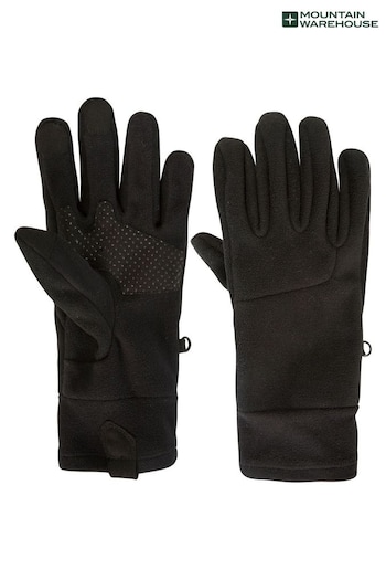 Mountain Warehouse Black Pluss Windproof Thinsulate Gloves (B01478) | £30