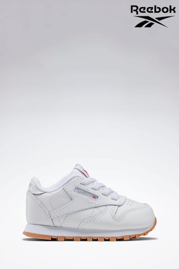 Reebok kids Classic Leather White Trainers (B01696) | £40