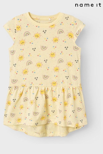 Name It Yellow Printed Dress Instant (B01801) | £12