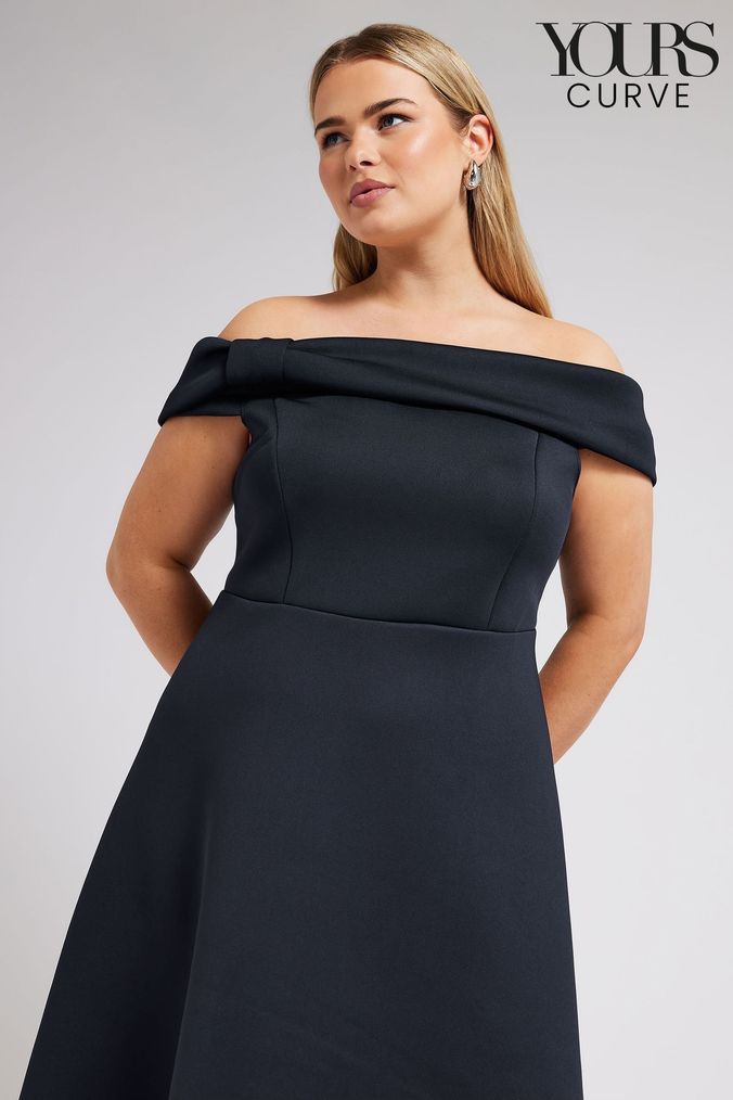 Blue Bardot Dresses Blue Off Shoulder Dresses Next