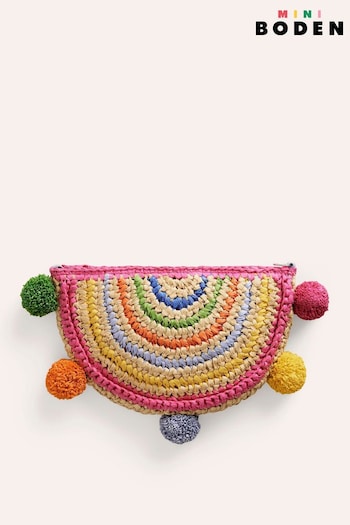 Boden Natural Straw Rainbow Bag (B02540) | £27