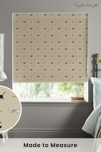 Sophie Allport Natural Purrfect Made to Measure Roman Blinds (B02566) | £79