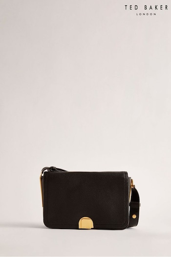 Ted Baker Black Lock Detail Imielly Baguette Shoulder Bag (B02568) | £150