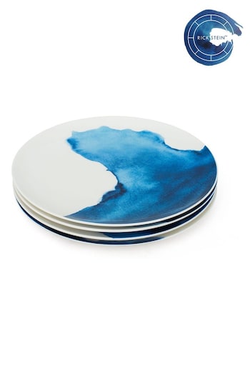 Rick Stein Set of 4 Blue Coves of Cornwall Dinner Plates (B02581) | £66