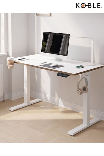 Koble White Gino Smart Desk (B02644) | £270