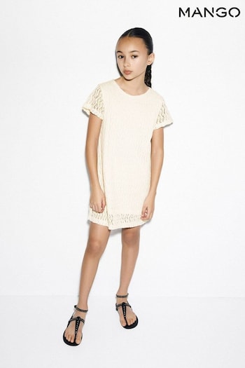 Mango Cream Nina Dress dress (B02681) | £26