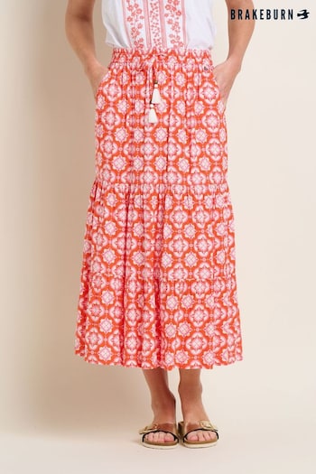 Brakeburn Pink Moroccan Tile Skirt (B02771) | £55