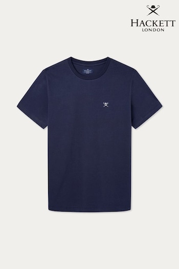 Hackett London Men Blue T-Shirt (B02785) | £39