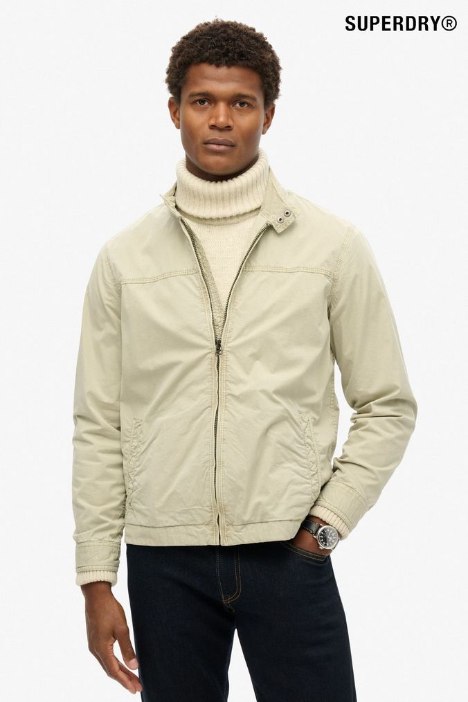 Men s Cream Jackets Beige Jackets Next UK