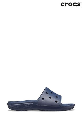 Crocs Blue Classic Slides (B02844) | £25
