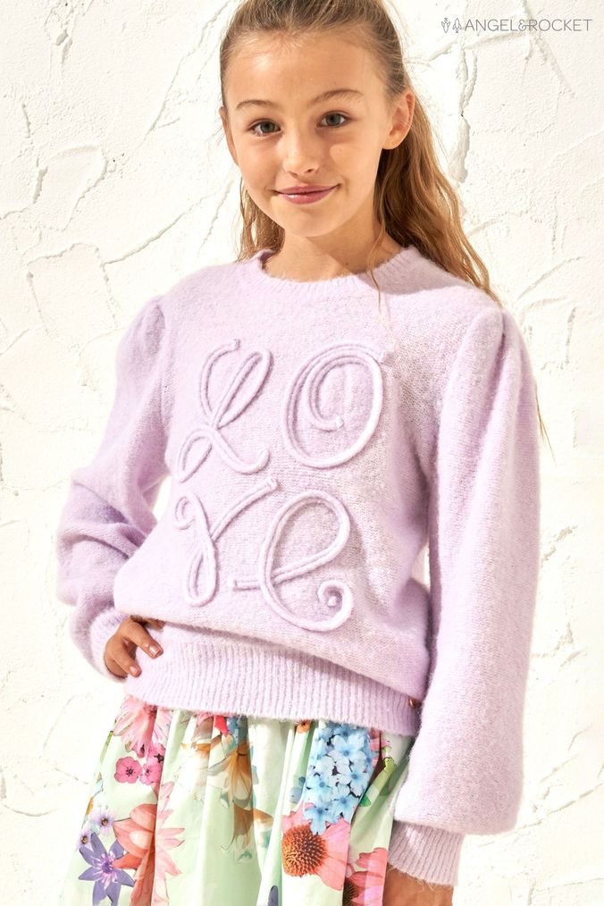 Girls best sale purple jumper