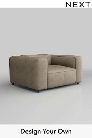 Monza Faux Leather Easy Clean/Mink Alva Deep Sit (B04091) | £0