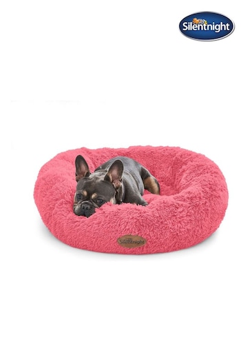 Silentnight Raspberry Pink Calming Donut Pet Bed (B04147) | £40 - £55