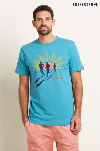 Brakeburn Blue Runners T-Shirt (B04291) | £29