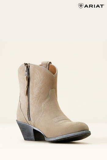 Ariat Harlan Suede Westen Cream Senso Boots (B04412) | £135