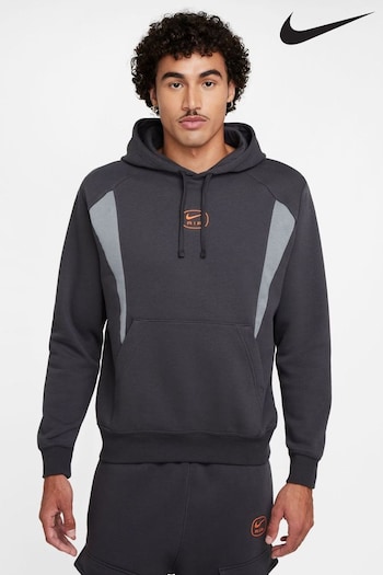 Nike Grey Air Fleece Pullover Hoodie (B04417) | £65