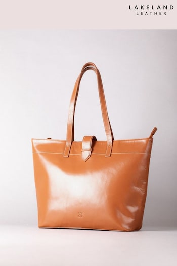 Lakeland Leather Grange Brown Bucket Bag (B04556) | £85