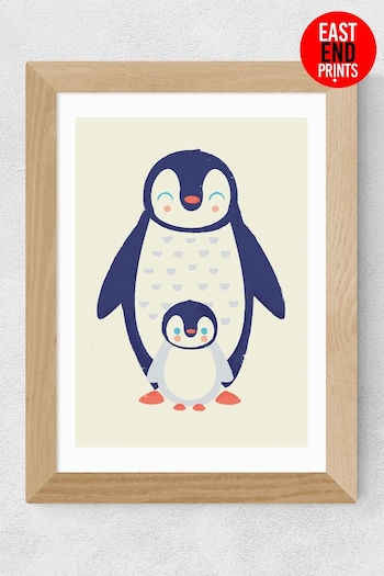 East End Prints Oak Mama Penguin Framed Art Print (B04580) | £44.95 - £119.95