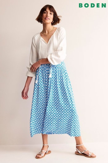 Boden Blue Petite Rosaline Jersey Skirt (B04762) | £70