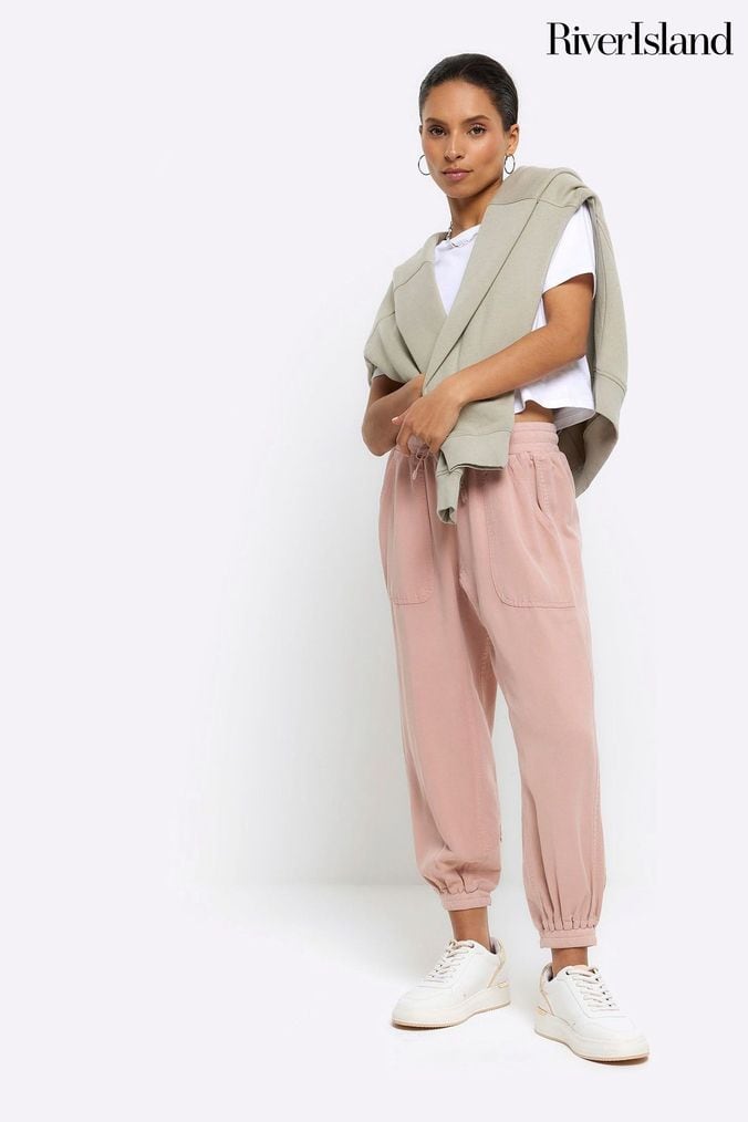 Buy Women s River Island Joggers Trousersleggings Online Next UK